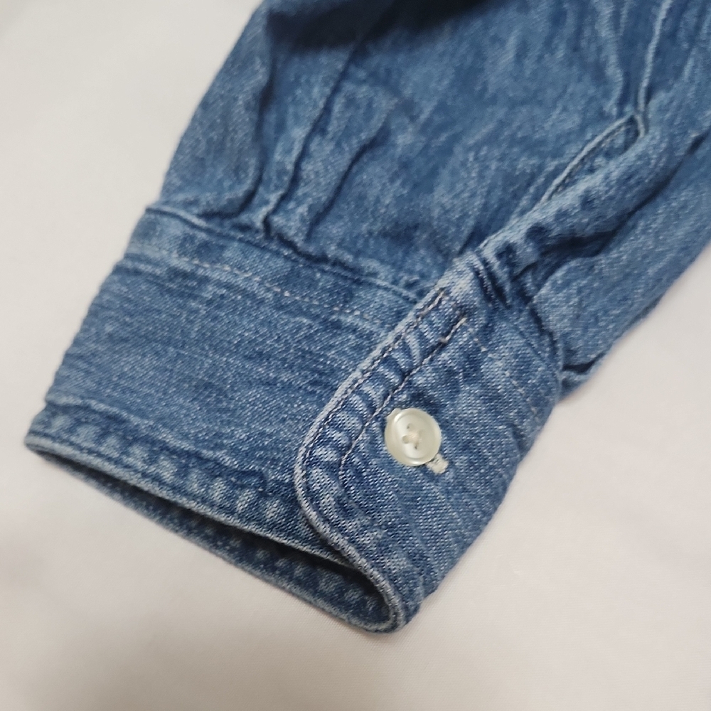 Old Navy "The Classic Shirt" in Blue | Long Sleeve Button-Down | Women’s Size S - Picture 8 of 13